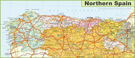 map of northern spain google maps
